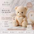 ✨ Bougie Ourson – Parfum Bébé d’amour ✨