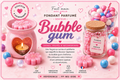 Fondant parfumé Bubble gum
