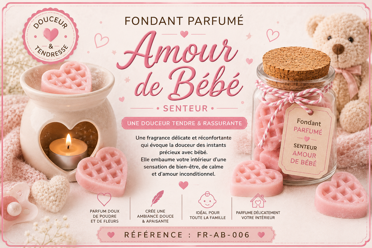 Fondant parfumé Amour de bébé