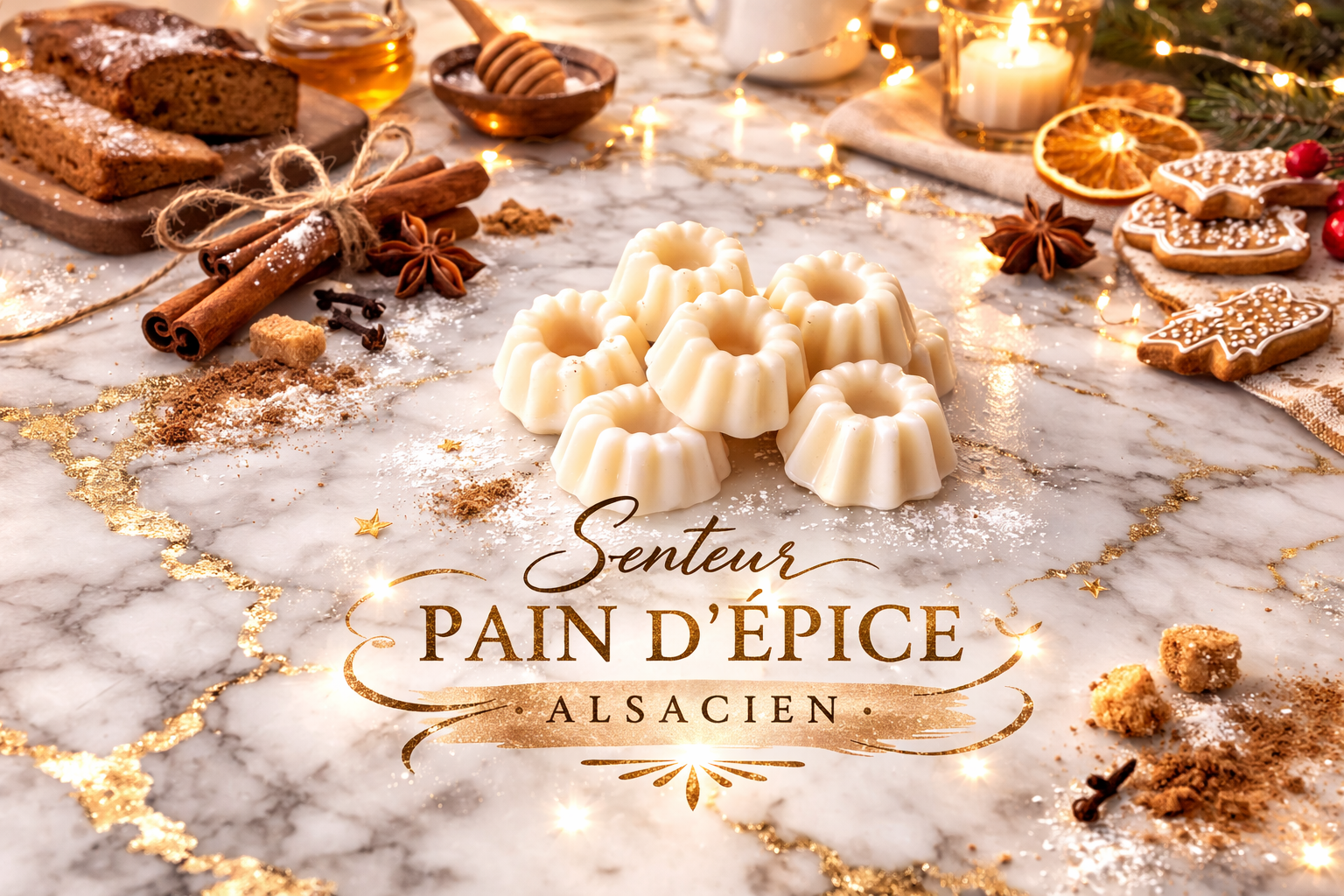 Fondant parfumé pain d'épice Alsacien