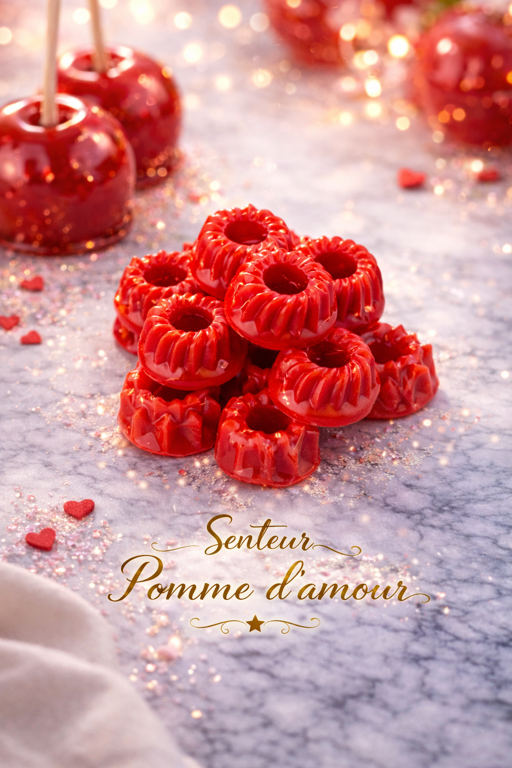 Fondant parfumé framboise caramel