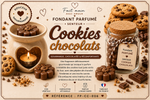 Fondant parfumé Cookies chocolat 🍫 🍪