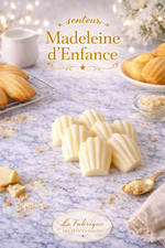 Fondant parfumé madeleine d’enfance