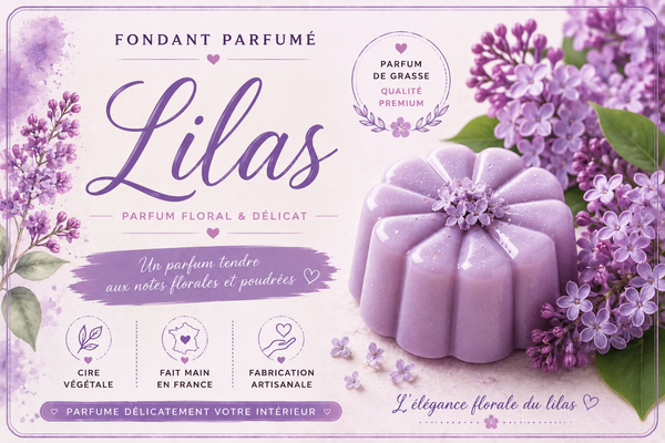 Fondant parfumé Lilas