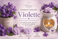 Fondant parfumé Bonbon violette