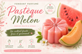 Fondant parfumé Pastèque melon 🍈🍉