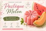 Fondant parfumé Pastèque melon 🍈🍉